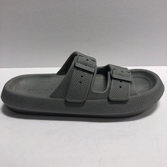 J Slides Women’s SoCool Gray Sandals, Size 10M - Picture 1 of 6